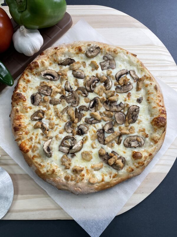 Chicken Alfredo Pizza